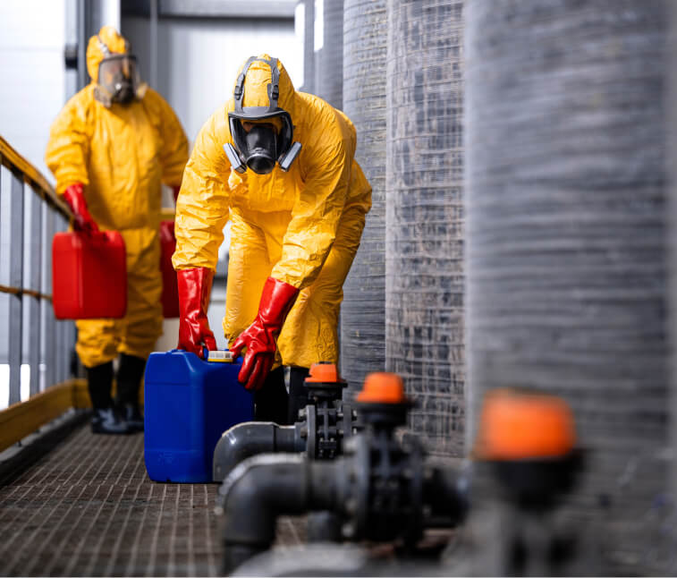 Men Working With Waste